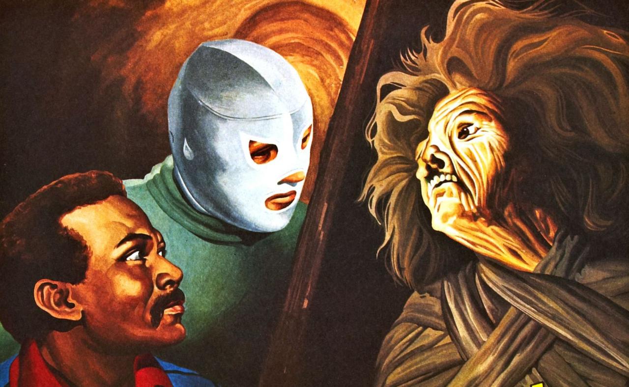 El Santo a Máslo Neapol bojují proti pomstě Plačící ženy