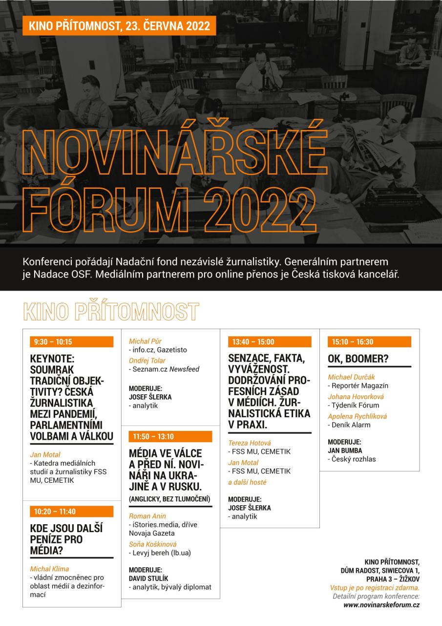 Novinářské fórum 2022