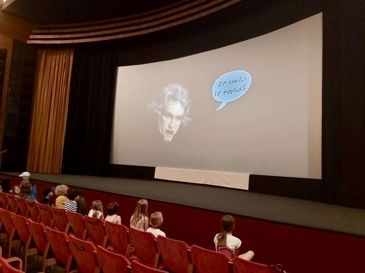 Projekce filmů z letního hudebně-animačního tábora