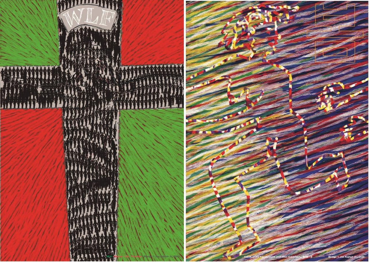 Jan Rajlich jr. – autorské plakáty 2018 – 2023