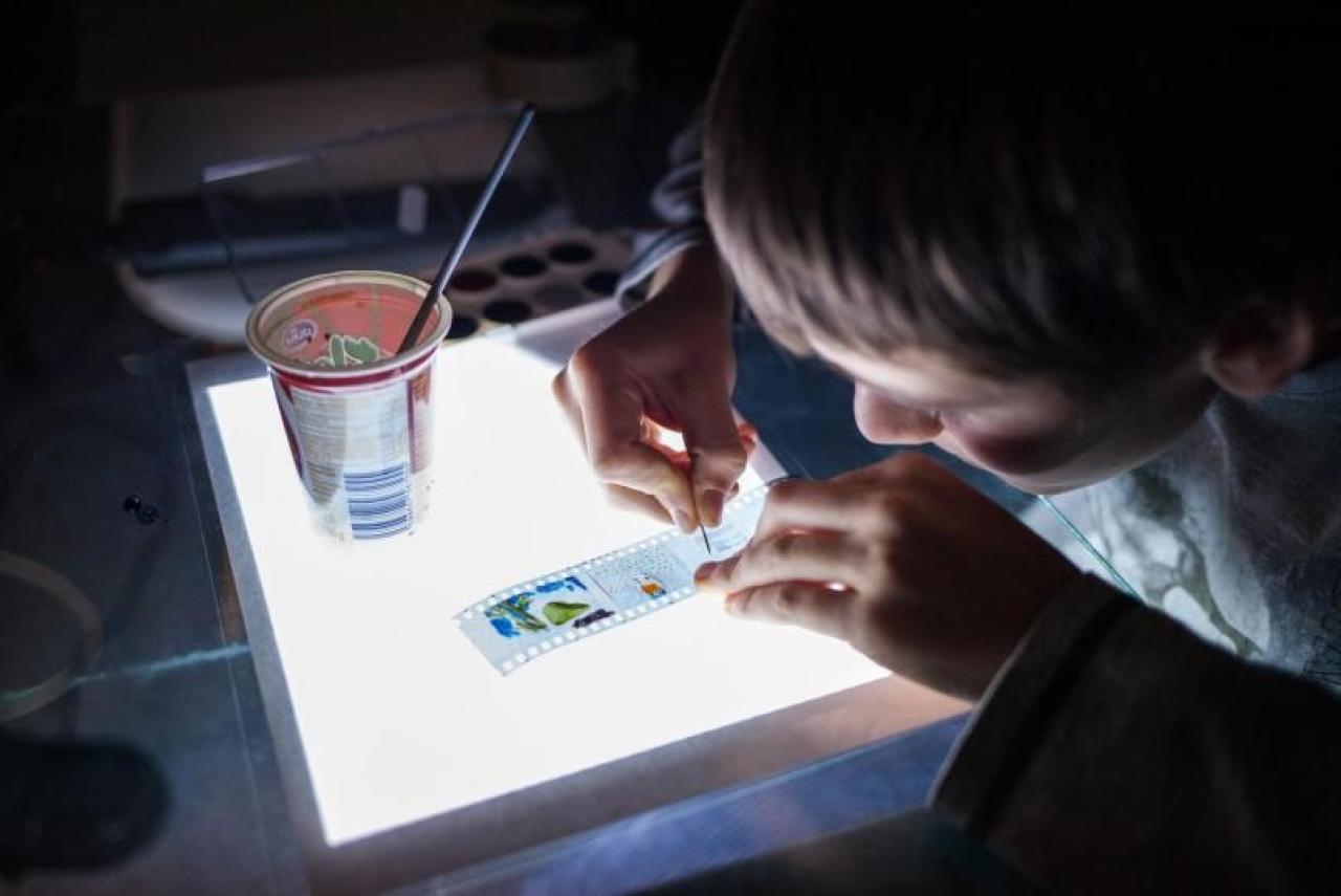 Dílny analogového fotografického obrazu bez kamery