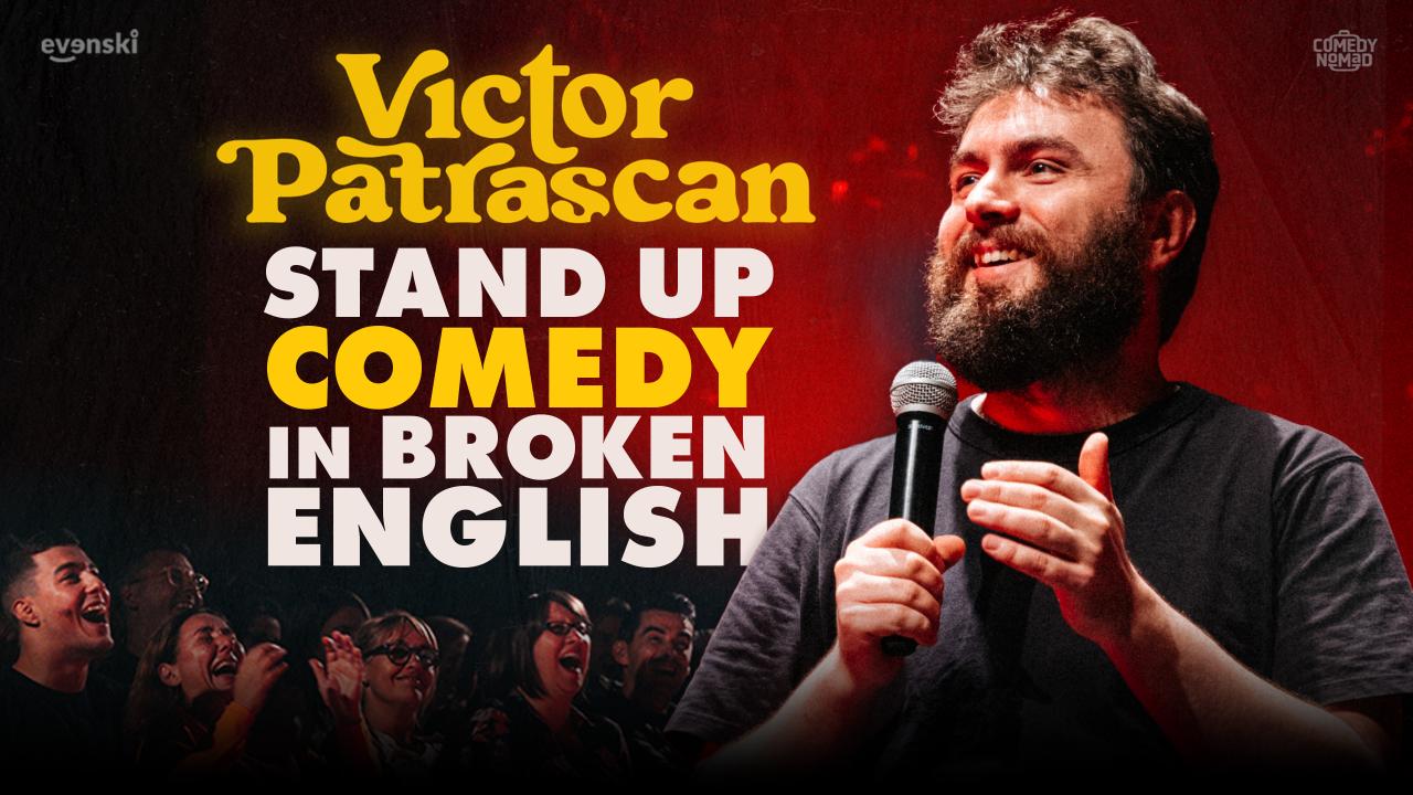 Stand up Comedy in broken English: Victor Patrascan in Prague