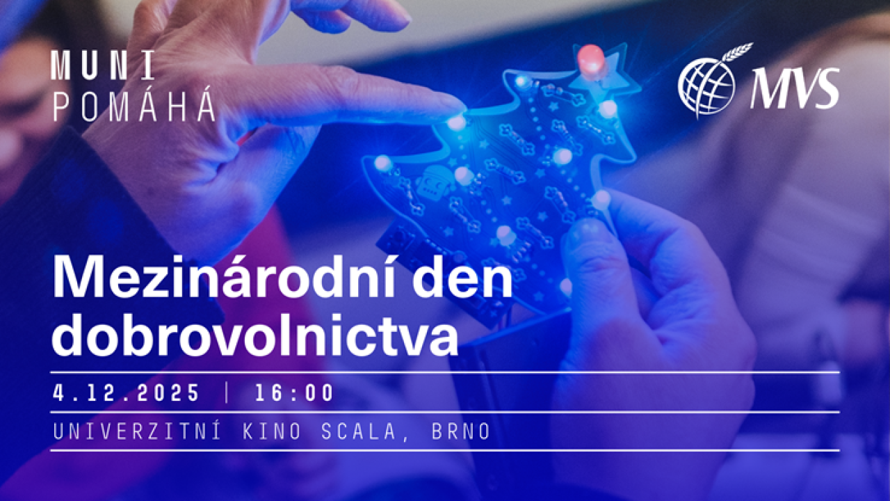 Mezinárodní den dobrovolníků s MUNI POMÁHÁ